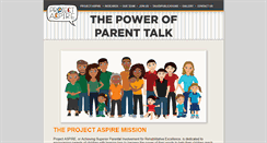 Desktop Screenshot of project-aspire.org
