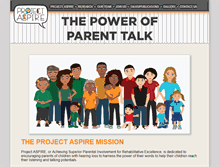 Tablet Screenshot of project-aspire.org